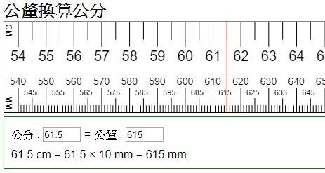 一尺8幾公分|長度換算器